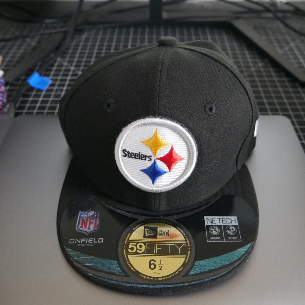 New Era 59FIFTY Pittsburgh Steeler Fitted Hat NEW